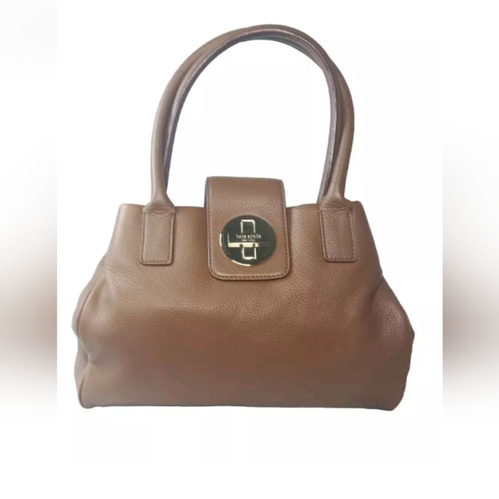 Kate Spade Anisha Bexley Leather Tote Shoulder Bag Luggage Brown Retail $345